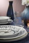 Hermia Juego de Cena de Porcelana de 24 Piezas